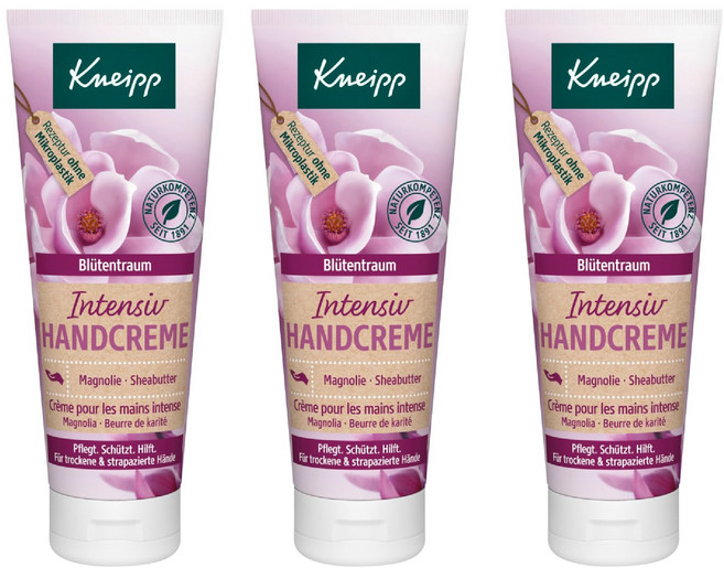 크나이프 인텐시브 핸드크림 매그놀리아 75ml X 3개 승무원이사용하는 향이좋은 시어버터 함유