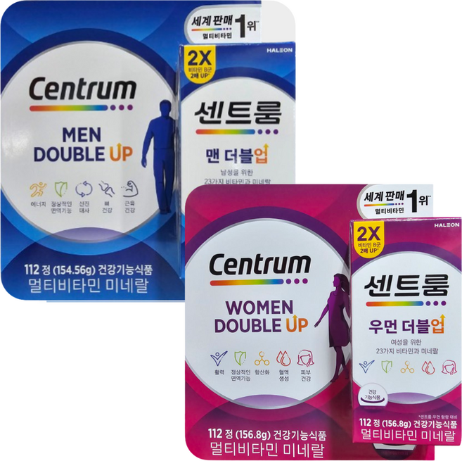 센트룸 맨 우먼 더블업, 1세트, 224정