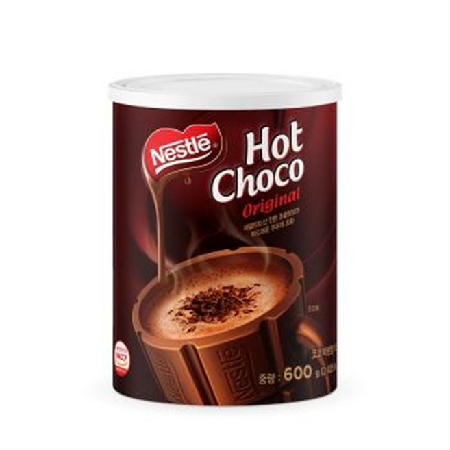 네슬레핫초코오리지날통600G/D860200, 600g, 1개