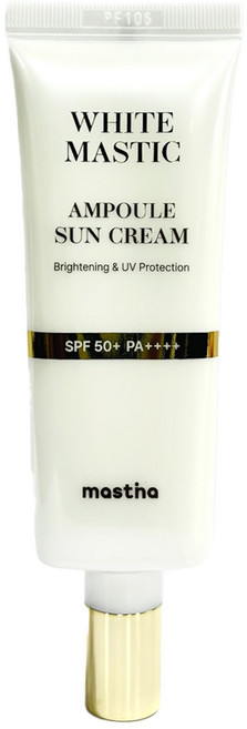 매스티나 화이트매스틱 앰플 선크림 SPF50+ PA++++, 1개, 40ml