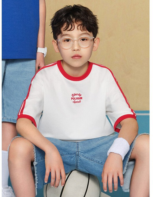 폴햄키즈 공용 아이차 링거 반팔티 PKF2TS3032