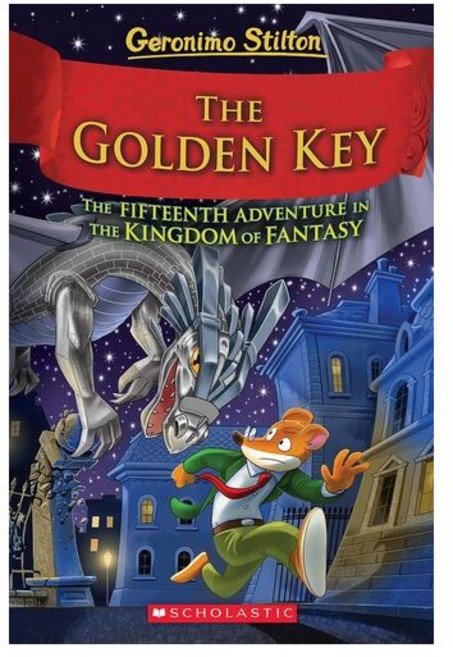 Geronimo Stilton and the Kingdom of Fantasy #15: The Golden Key Hardcover (해외판), Geronimo Stilton and the Kingd, 1개