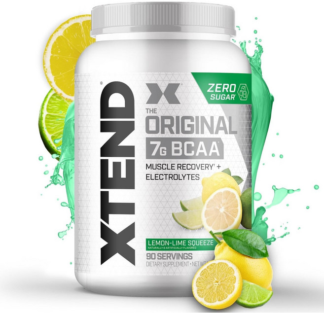 XTEND 일본코스트코 엑스텐드 오리지널 BCAA 레몬 라임 스퀴즈 아미노산 바프간식 1332g 1개, 1.4kg
