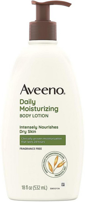 Aveeno 데일리 모이스처라이징 바디로션 48시간+ 532ml, 9개