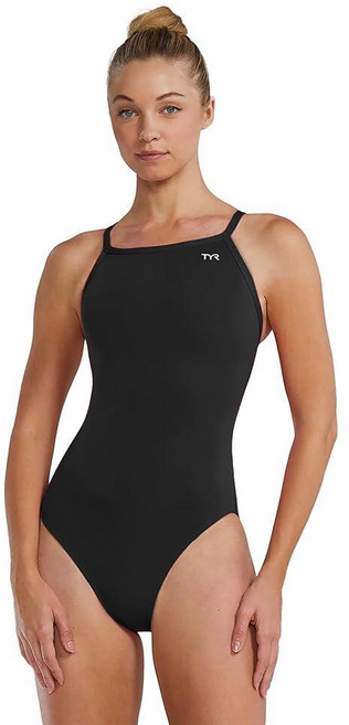 TYR 여성용 Durafast 엘리트 다이아몬드핏 수영복 178435, Black