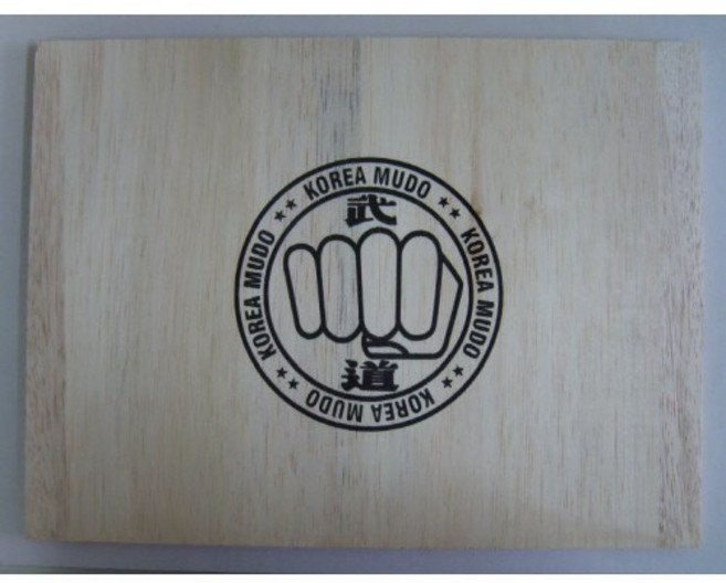 태권도 격파용 송판 성인용 두께 9mm 크기 30cm x 23cm x 9mm 나무격파, 1개