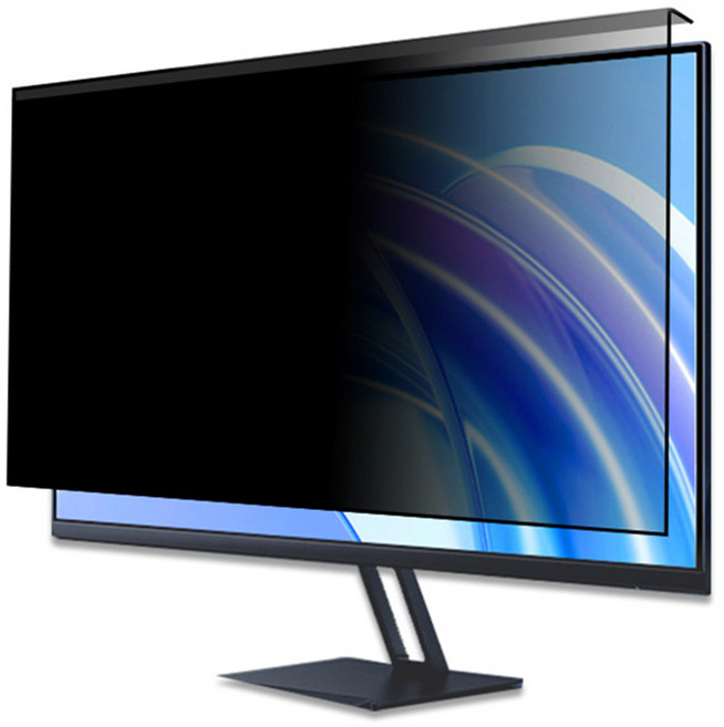 LINGE 컴퓨터 모니터 거치식 정보 보호 보안필름 시력 보호, 1개, 32인치[16:09](730X440mm)