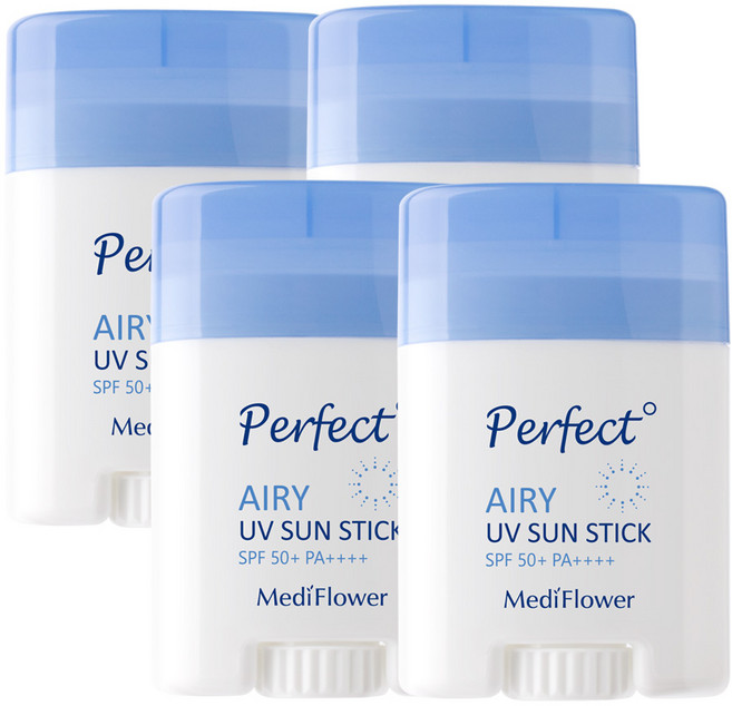 메디플라워 퍼펙트 에어리 유브이 선스틱 SPF 50+ PA++++, 23g, 4개