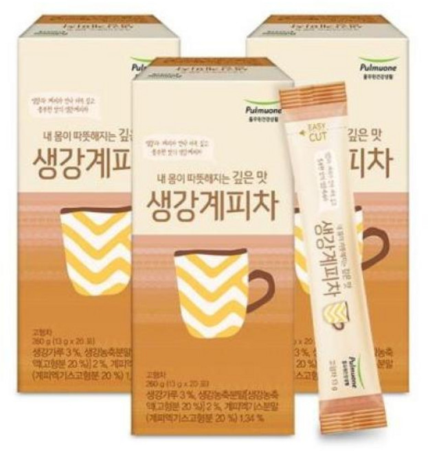 풀무원 생강계피차 (13gX20포x3개) 13g 60개, 13g