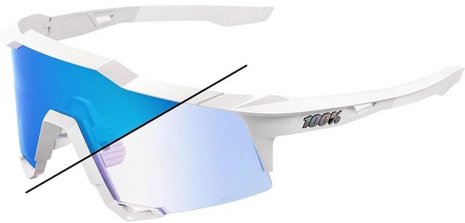 100% 스피드크래프트 스포츠 퍼포먼스 사이클링 선글라스(소프트 택트 투 톤 - 하이퍼