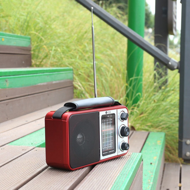 롯데전자 휴대용 라디오 핑키250 260 단파수신, 레드, Pingky-250(red)