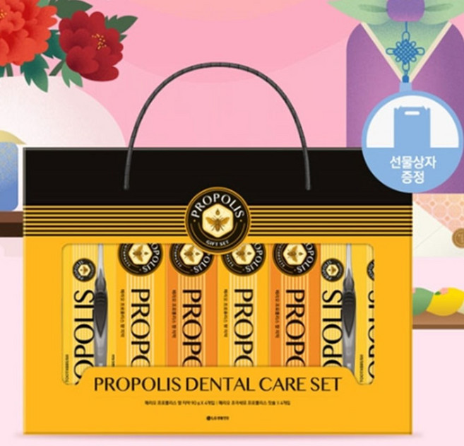 치약 칫솔 선물 세트 프로폴리스 선물 명절 한가위 추석 설 답례 단체, 1개