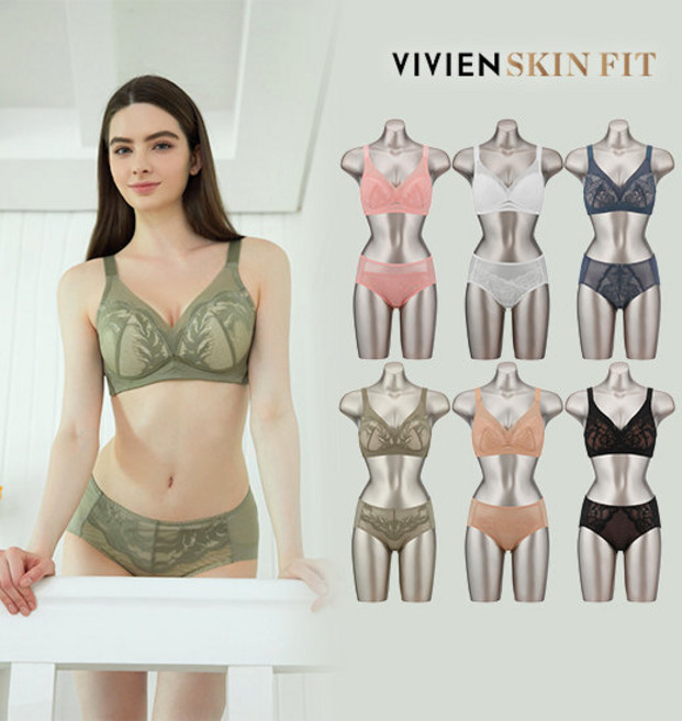 비비안 스킨핏 시그니처 프리핏브라팬티 6세트