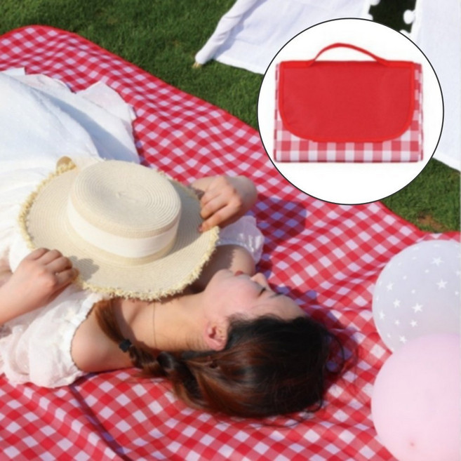 나들이 피크닉 돗자리 방수 매트 야외 나들이 휴대용 경량 캠핑, mod 색상_레드가로1 5세로2M