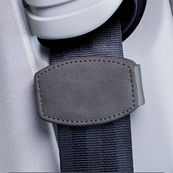 차량용 안전벨트 클립 스토퍼 안전벨트 락 고정 커버 1P, 1개, 다크그레이