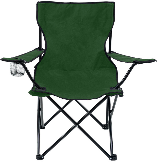 OMyCar 戶外露營扶手折疊椅, 軍綠, 1個