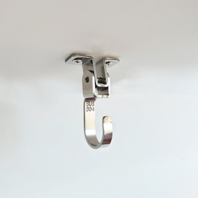 타공 천장 벽 행잉 후크, 3개, 단품