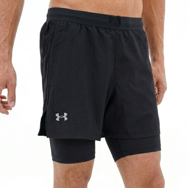 언더아머 남성 트레이닝 투인원 쇼츠 기능성 메쉬안감 쿨감 반바지 5인치 숏타이즈 팬츠 레깅스 러닝 웨이트 헬스 달리기 스포츠 쇼트