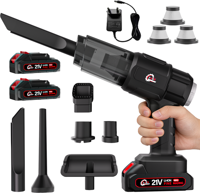 YUON 강력 무선청소기 먼지 흡입과 바람 부는 겸용 휴대용 청소기 차량용/가정용 L3