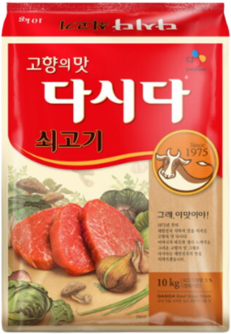 CJ제일제당 쇠고기 다시다 10kg, 1개