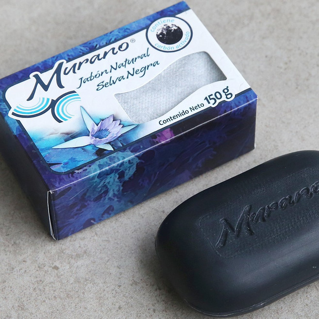 무라노 비누 숯 150g, 1개입