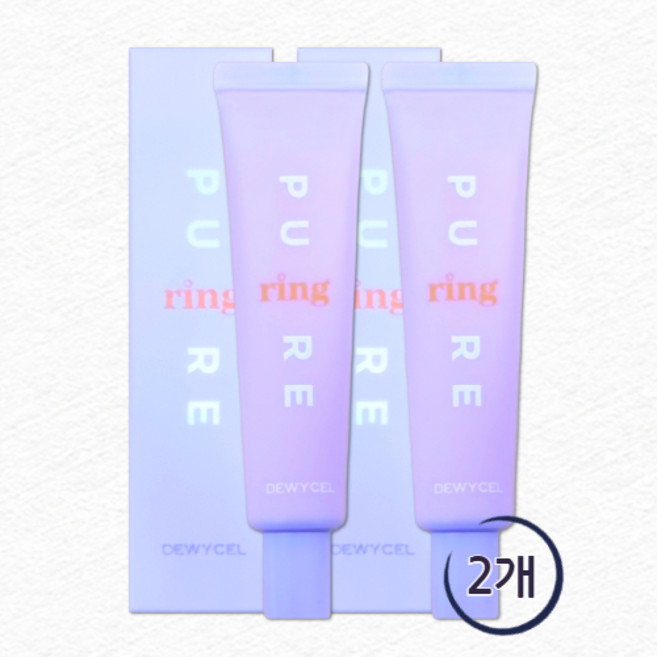 광채동안 톤업 듀이셀 퓨어링 크림, 40ml, 2개