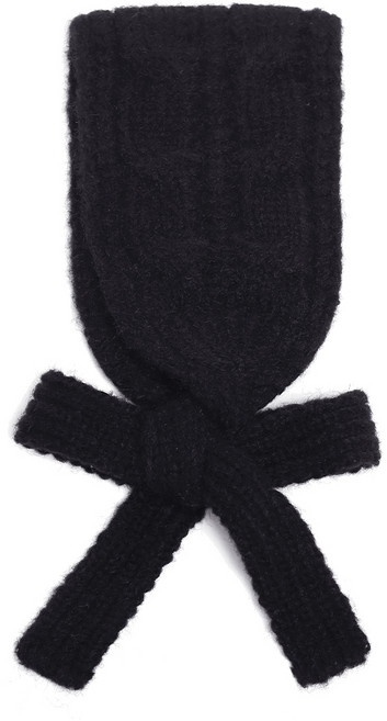 캡조아 부드럽고 따뜻한 울 꽈배기 케이블 니트 귀도리 귀마개 여성 이어 보넷 겨울 방한 모자