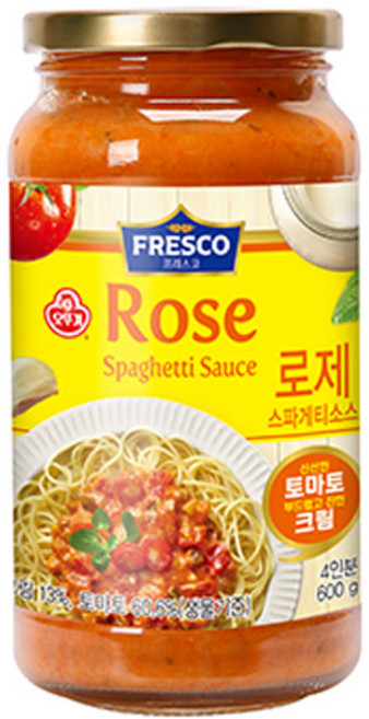 오뚜기 프레스코 로제 스파게티 소스, 600g, 9개
