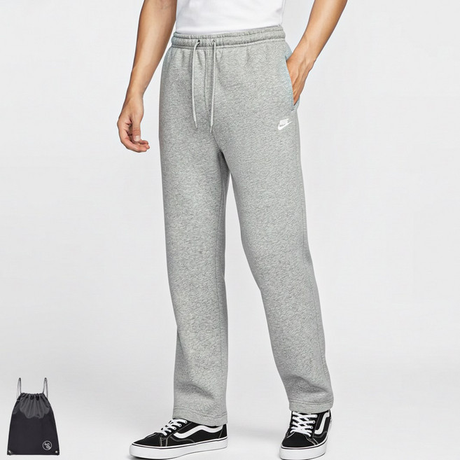 나이키 남자 겨울 기모 팬츠 플리스 운동 트레이닝 바지 그레이 (PGN짐쌕가방 지급)