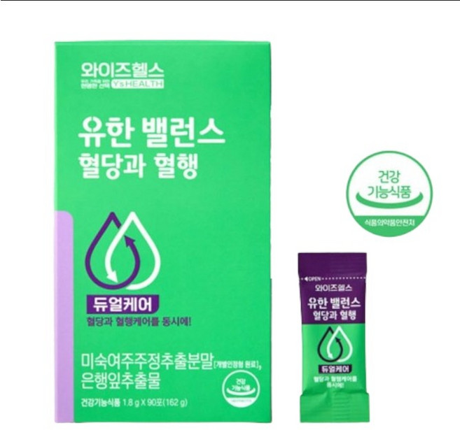 유한양행 유한밸런스 혈당케어 여주환 식후 혈당 상승 억제 도움 미숙여주추출물 40대 직장인 여성 여자 50대 중년 남성 남자 60대 시니어 부모님 선물 추천, 90정, 1개