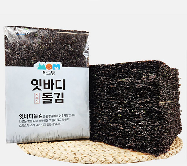 완도맘지주식 햇곱창김 100매 특상품 잇바디돌김, 1개, 390g