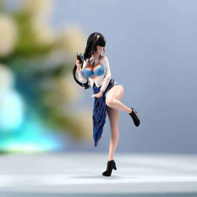 美少女 塗裝微縮模型 手辦 車模 場景人偶, 參考詳情頁