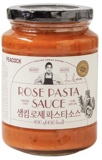 피코크 샘킴 로제 파스타소스, 450g, 2개