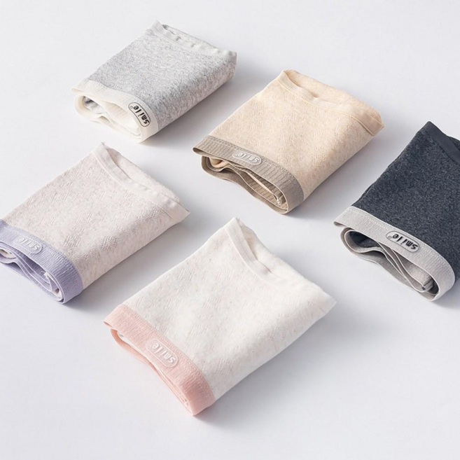 파인컴퍼니 편한 데일리 순면 여성 팬티 5종 세트