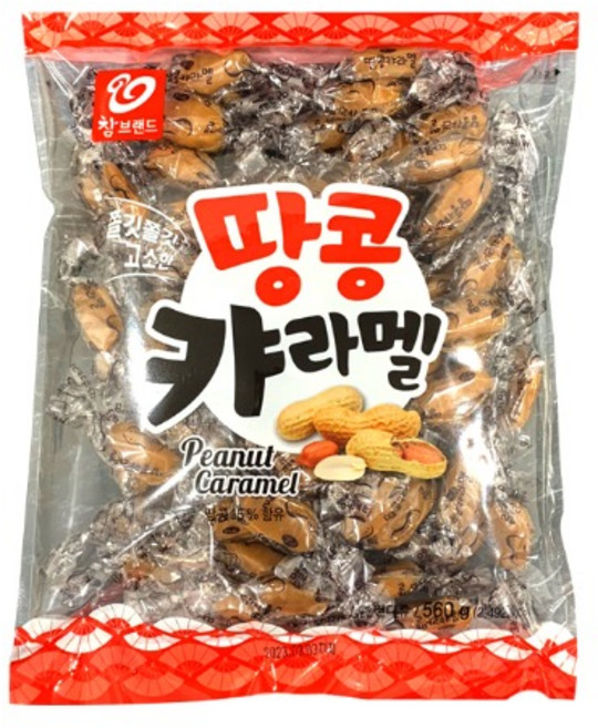 아리랑후드 옛날 땅콩카라멜 560g, 1개