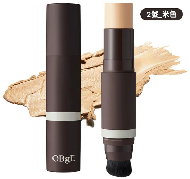 OBgE 自然遮瑕粉底棒 男士適用, 2 BEIGE 米色(自然), 1個