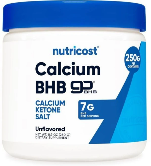 전달 임산부 뉴트리코스트 칼슘 BHB (250g) 무향 케톤 염 비GMO 글루텐 프리, 1개 - 쿠팡