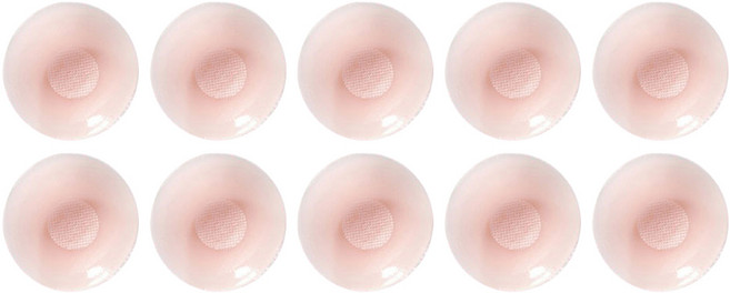 누드아우라 니플패치 누드브라 실리콘 밴드 원형, 2통