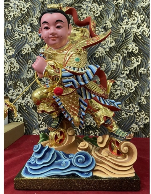 京綸 1尺3 太子元帥 中壇元帥 太子 神像 精緻工藝 保平安, 1個