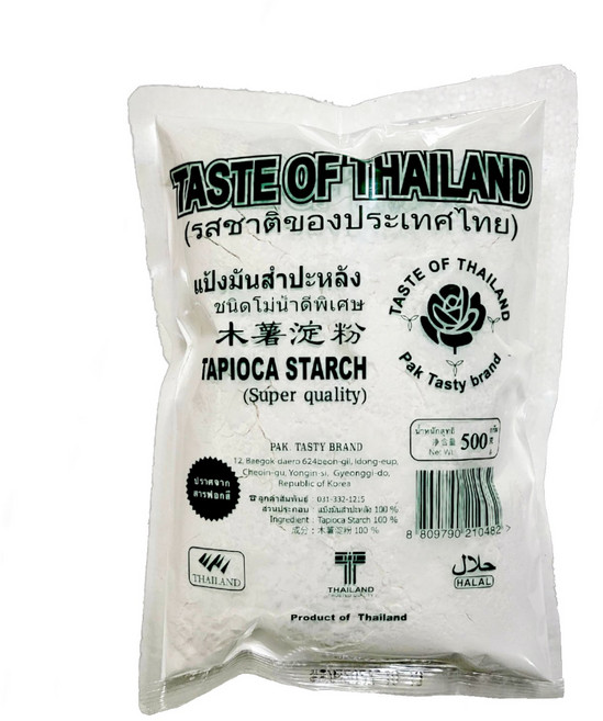 태국 타피오카 전분 TAPIOCA STARCH 500g bot nang thai, 1개