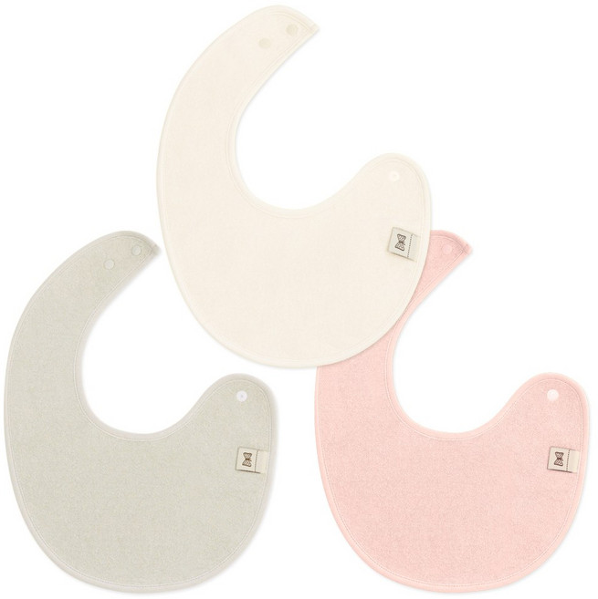 메르베 유아 데일리 빕 턱받이 3종 세트