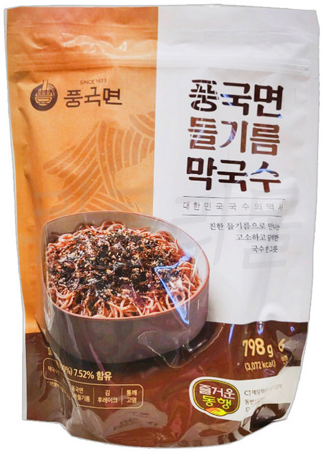 풍국면 들기름 막국수 798g 6인분, 1개