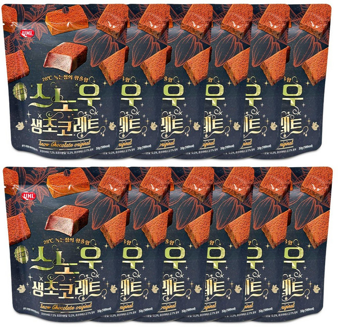 스노우 생 초코레드 오리지널 32g, 12개