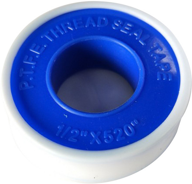 테프론 방수 커버링 수도 배관용 테이프 12mm 10M, 10개