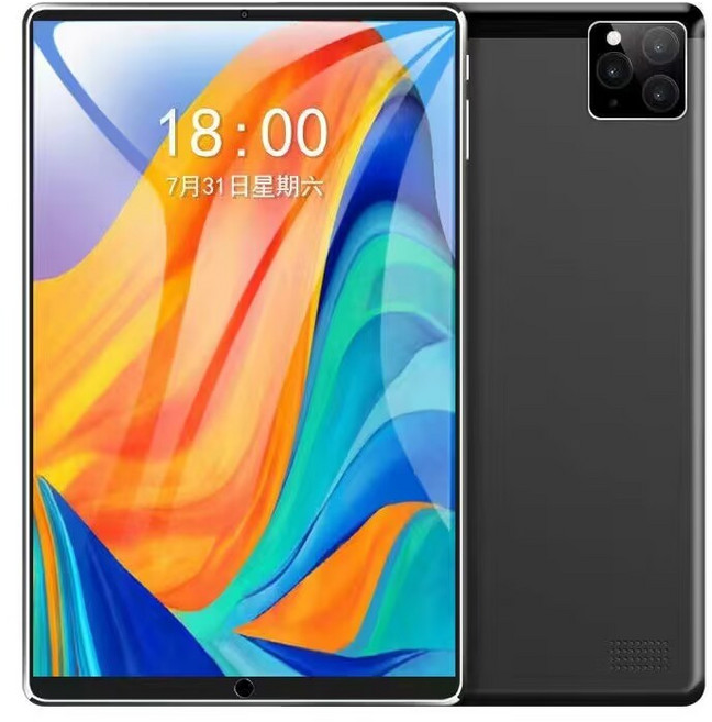 태블릿 13인치 PC용 충격 탭 가정 방지 인강 강의 교육용, 8G RAM+256G 메모리, 전국망, 8인치 기본 버전 랜덤 색상