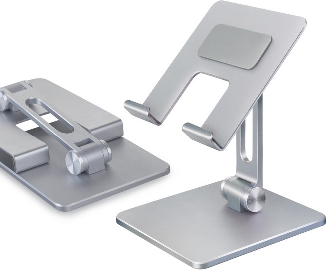 17인치 15인치 노트북받침대 거치대 태블릿PC 스마트폰거치 알루미늄 접이식 휴대용, 1개