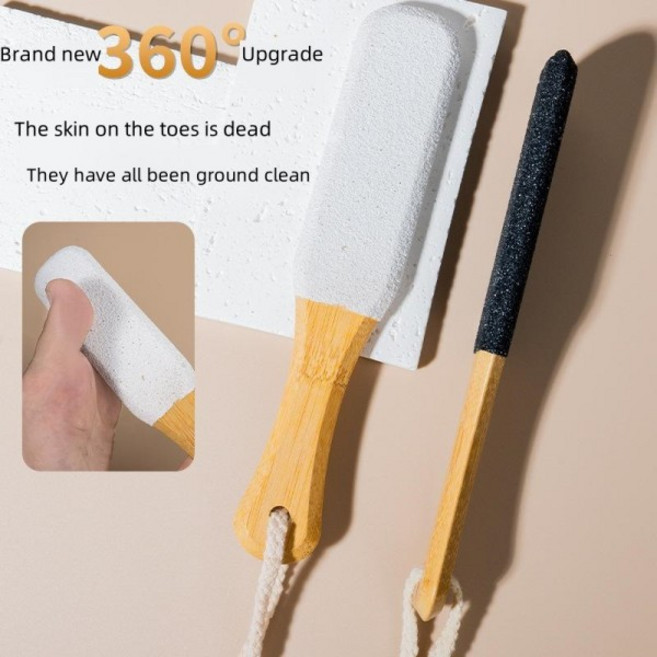 4면 대나무 발 파일 굳은살 제거제 각질 페디 도구 멀티 표면 그릿 질감 네일 용품