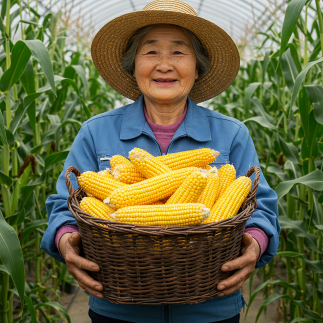 [명인의 손맛] 국내산 초당옥수수 20Brix 초고당도, 1박스, 5개(중품)