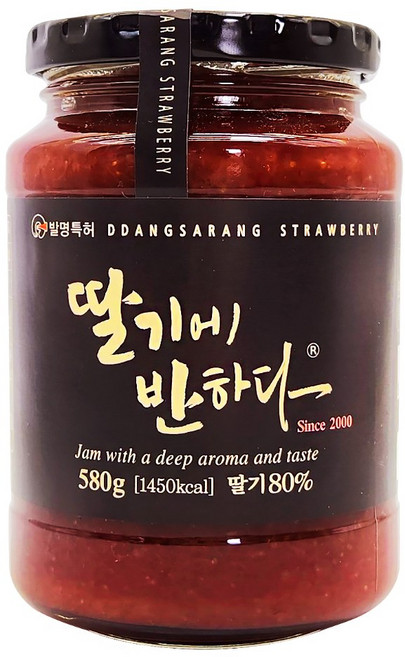 땅사랑 딸기잼, 580g, 1개