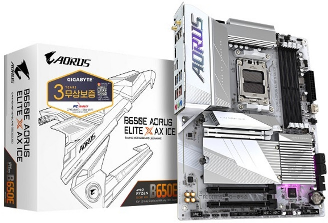GIGABYTE B650E AORUS ELITE X AX ICE 피씨디렉트